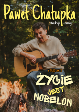 Węgorzewo Wydarzenie Stand-up Paweł Chałupka - nowy program: Życie jest nobelon